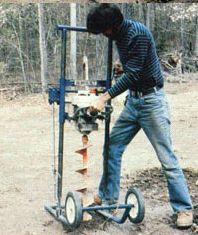 Dr. Diggs: Excavating With A Posthole Driller Image